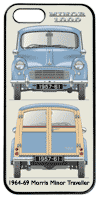 Morris Minor Traveller 1957-61 Phone Cover Vertical